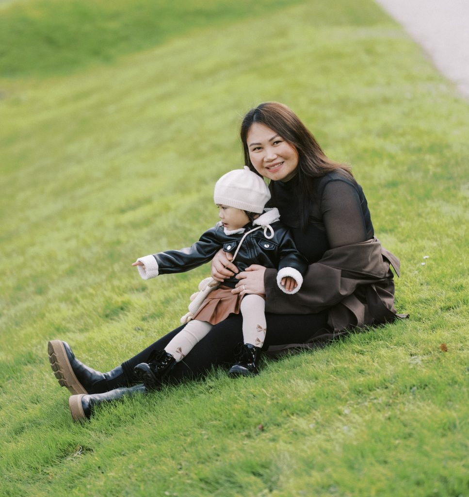 Home mommy blessie and baby